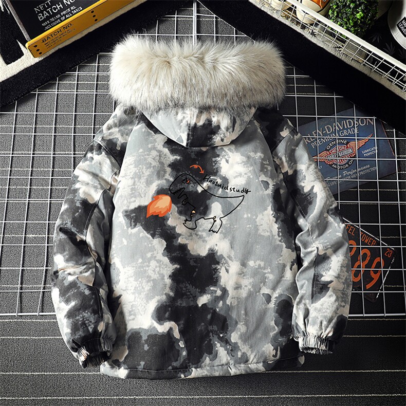 MC49040-P135日系潮衣男大码派克服男工装服外套袄,男装棉衣,电商A040A