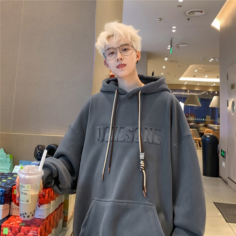 大码秋冬重磅480G加绒双面奥利绒高品质连帽卫衣JF61-特P60控88,男装卫衣,电商A422-1