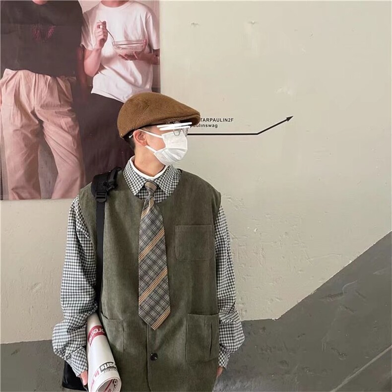 MM369-P40复古潮牌宽松潮机能风多口袋工装马甲休闲坎肩,男装工装外套,星座617A-2