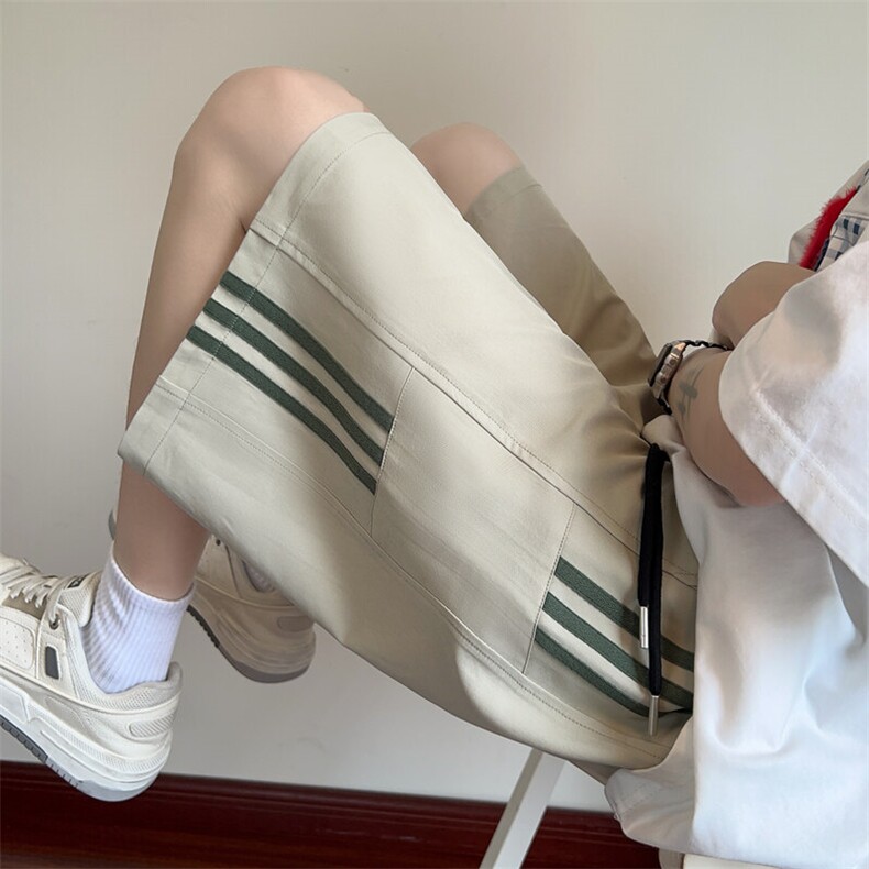 ！2025夏季新款男士冰丝短裤垂感运动五分裤DK340特P25控49,男装休闲裤,电商B220