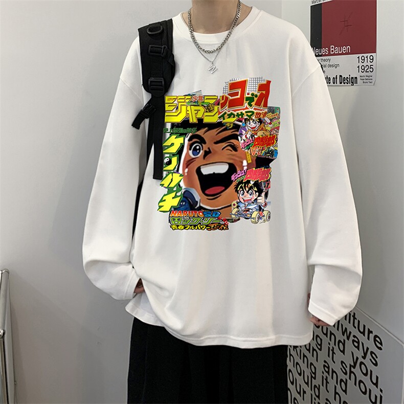 抖音供货、秋季现货舒适棉宽松重磅长袖T恤D223A-CT2311-特P28,男装T恤,电商019-1