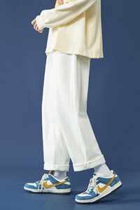 现货7色2025春秋款纯色牛仔裤中性直筒牛仔九分裤A125-8802-P35，男装牛仔裤，电商A125