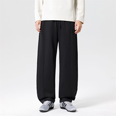 1506-1/K8705730548171/P23加绒裤子男冬季加厚直筒卫裤保暖棉裤，男装休闲裤，星座1506-1