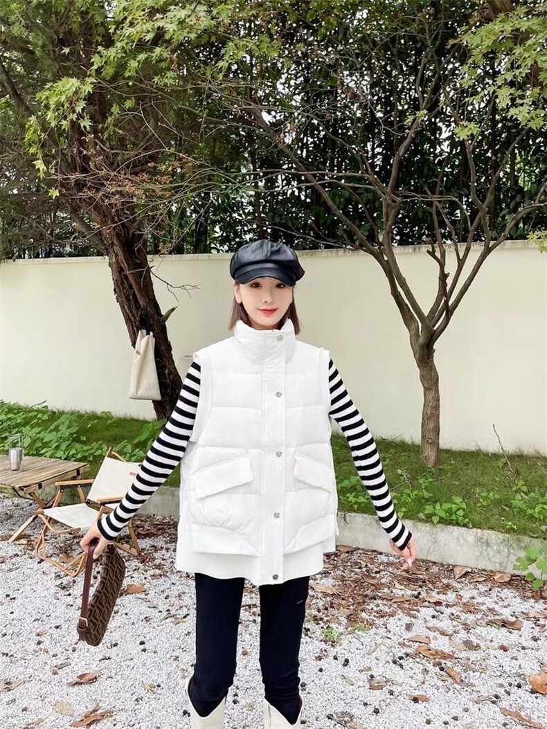 2021新款现货马甲羽绒服，女装马甲，溪肆