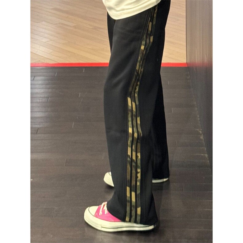 迷彩条纹裤子男春秋美式百搭卫裤直筒休闲运动长裤K176HH-特P38,男装休闲裤,星座1007（原301D）