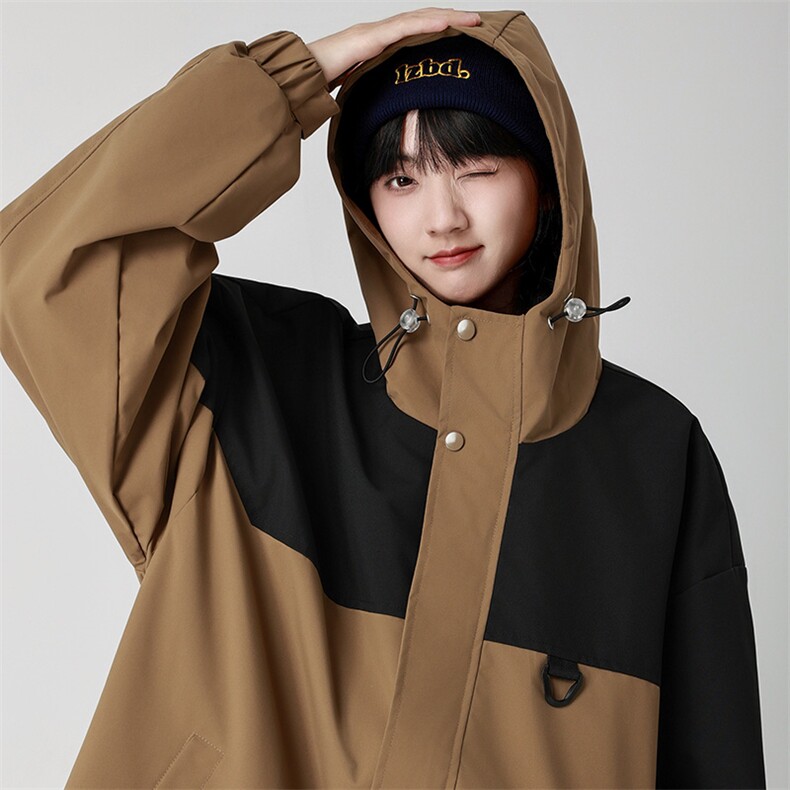 Cityboy情侣时尚连帽冲锋衣外套夹克团体班服,男装夹克,星座301D-5(原星座1415）