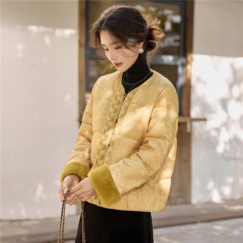 现货，新中式棉衣女,女装棉衣/棉服,利佳可人