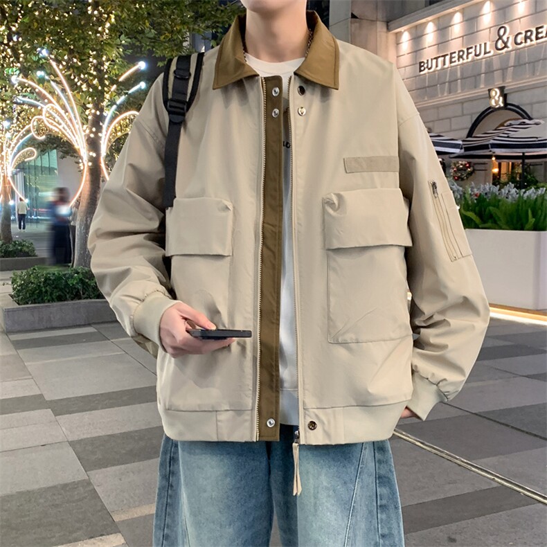 现货秋季新款工装夹克男飞行员美式上衣外套A02513-P75,男装夹克,星座308B-2