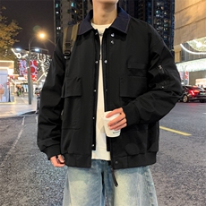 休闲夹克2026春新款潮牌男装宽松百搭工装外套JK02632-P85，男装夹克，星座308B-2