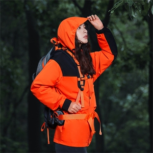 S-6XL 90白鸭绒以 情侣冬季户外三合一羽绒服Y5961-P238图片