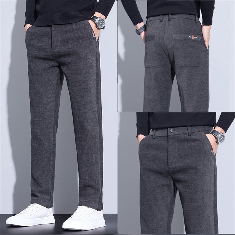 秋冬季休闲裤男士2025新款宽松厚款直筒裤潮流百搭运动裤子男外贸，女装休闲裤，星座224-1