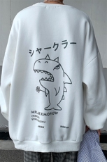 S6092-P35春季圆领卫衣男大码韩版宽松长袖外套男，男装卫衣，电商A040
