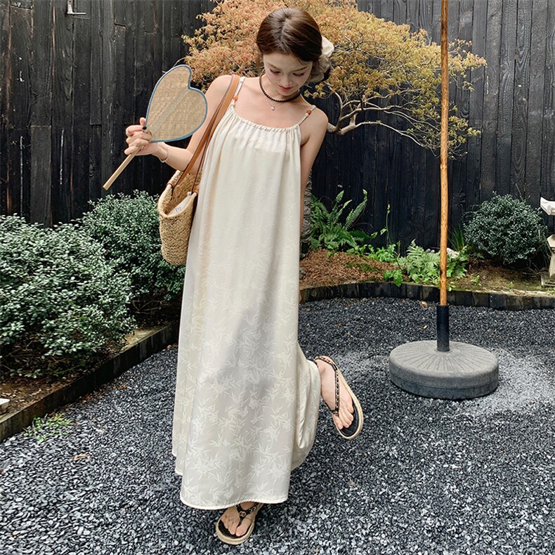 2024年夏季新款吊带提花连衣裙-款号9922-P105-K158,女装连衣裙,浙宝305