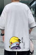 JT55036-P25假两件短袖t恤男大码胖子半袖体恤半截袖港风，男装T恤，电商A040