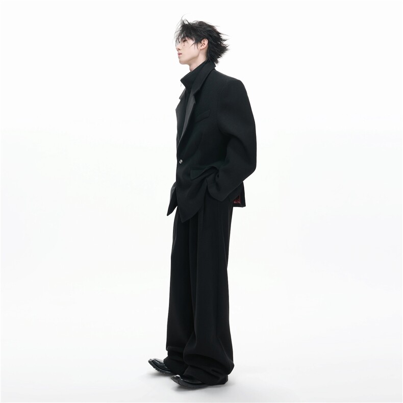 C316XZ9973P138K9974P78TZ9975P216套装毛呢红色西服,男装西服,电商C316