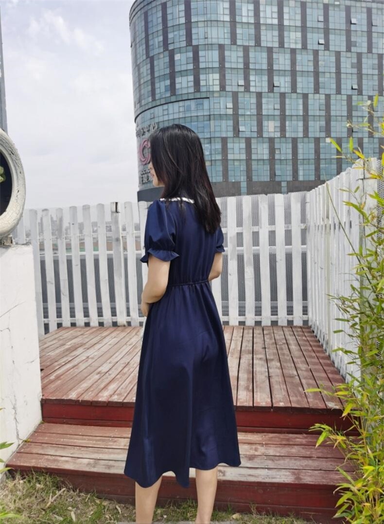 现货夏季新款连衣裙，女装连衣裙，YO\VLF雅洛菲