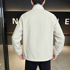 店主风新款夹克外套男春秋休闲百搭时尚立领男士上衣S8619-P85，男装夹克，星座310B-3