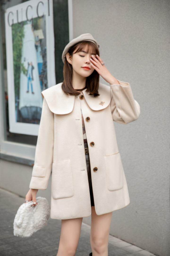 现货供应：冬装新款双面羊绒大衣外套M一XX，其它，拉思维加丝