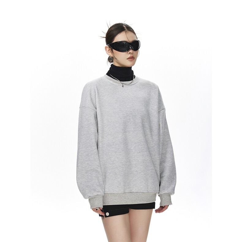 市场无对手支持退换抖音得物品质360克华棉圆领卫衣WY78067特P20，男装卫衣，星座226-1