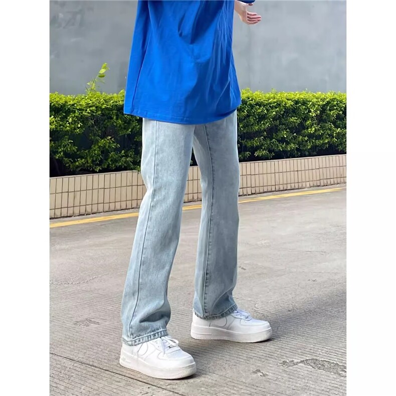 1506-1/K21121/P39美式复古牛仔裤男宽松直筒裤子高街潮牌百搭,男装牛仔裤,星座1506-1