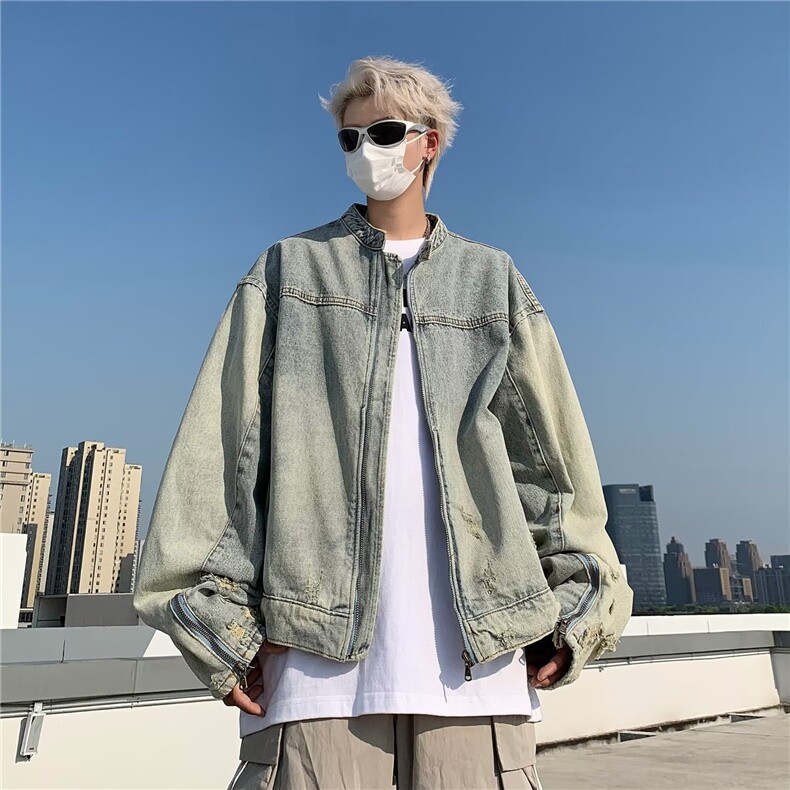 时尚文艺简约慵懒潮流气质百搭新款ins原宿流行日系,男装夹克,星座1210-1