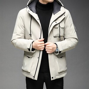 冬季新款中年男士休闲白鹅绒羽绒服保暖连帽外套潮HPHY2117-P368,男装羽绒服,电商B212（原钱塘6029）