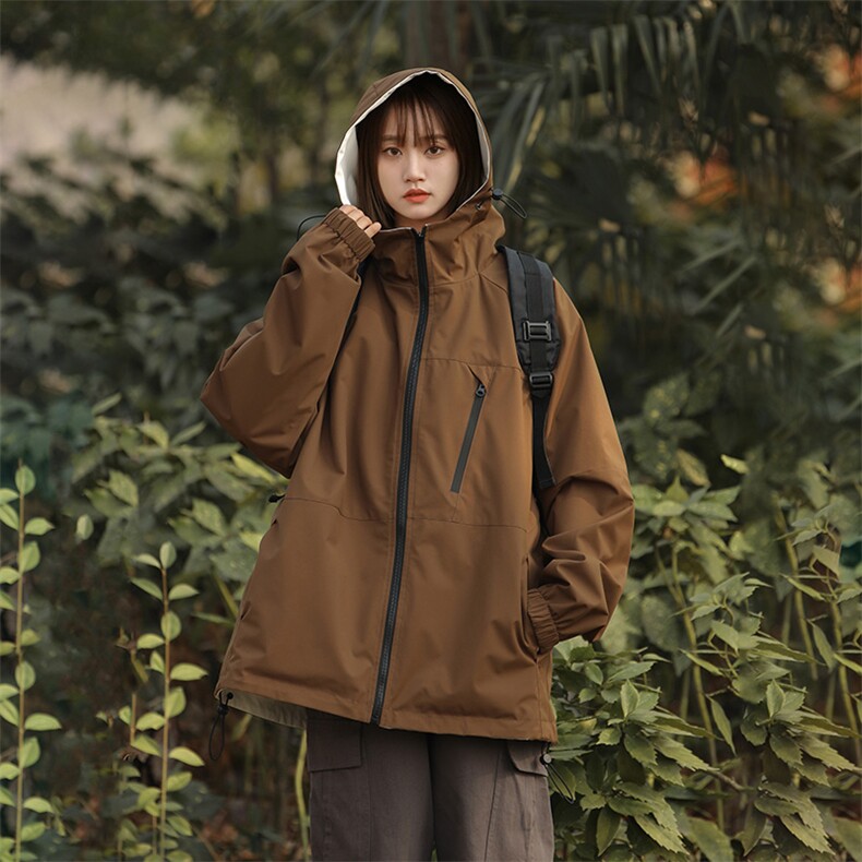 新款现货户外双面穿连帽夹克男 冲锋衣外套JK903 -P80图片