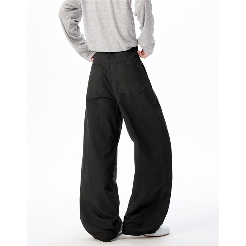 C315-XT098秋冬珠帆布洗褪面料腰部调节扣休闲裤(P50X88)12，男装休闲裤，电商C315