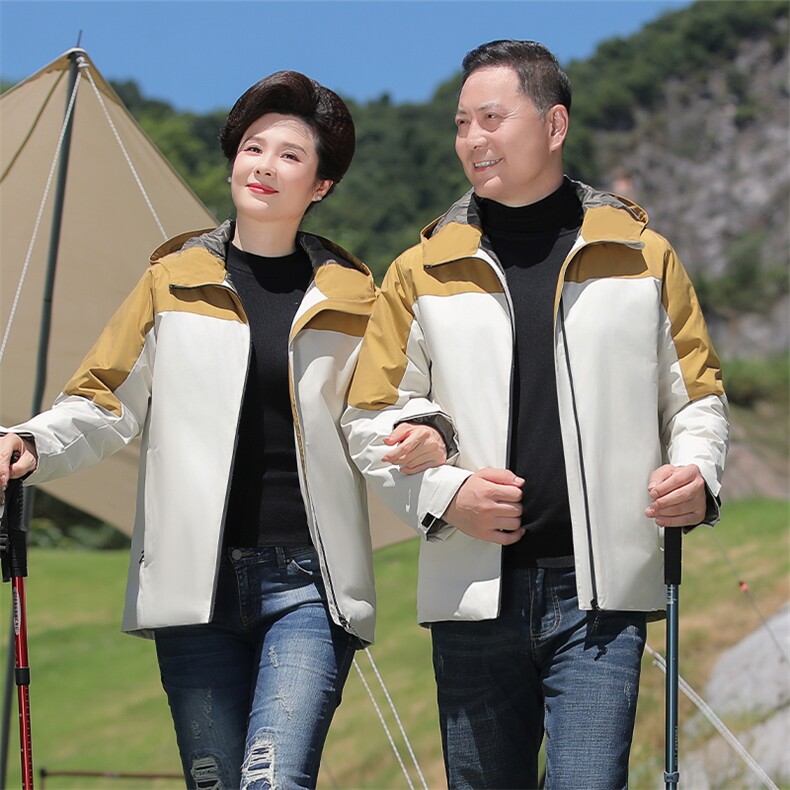 2026新款冲锋衣女三合一可拆卸户外防水防风情侣外套男进藏登山服,男装夹克,电商B212（原钱塘6029）