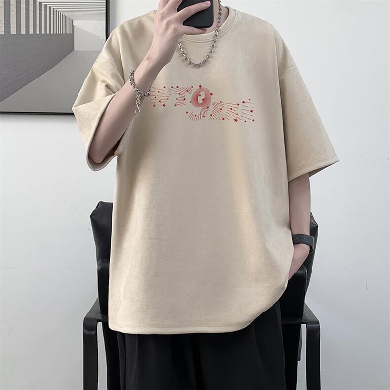 麂皮绒短袖t恤男大码半袖男JD82442-P25,男装T恤,电商A040