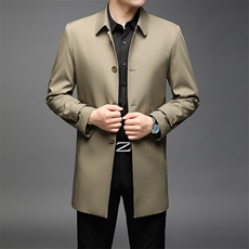 2023秋冬季可卸内胆中长款中老年休闲羽绒服爸爸装ZL2176-P250，男装羽绒服，电商B212（原钱塘6029）