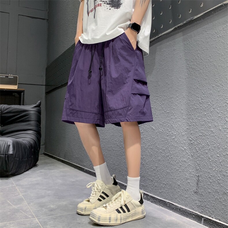 现货夏季工装短裤男ins潮牌休闲百搭潮流痞帅五分裤D02521-P38,男装休闲裤,星座308B-2