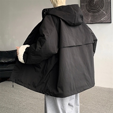 8XL-M特大码冲锋衣防水宽松工装风男夹克外套JK1306P90控118，男装夹克，电商D206-1