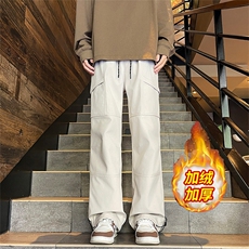 加绒秋冬户外防水冲锋裤休闲工装裤K830-1特P55有薄款，男装休闲裤，电商A309