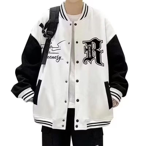 1506-1/JJ181/P40棒球服男士外套潮牌美式高街痞帅青少年男款宽松图片