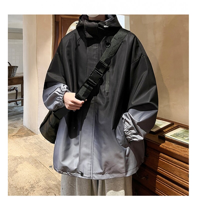 1港风山系防水渐变大码M-5XL夹克男聚酯纤维JK77088P85控128，男装夹克，星座226-2