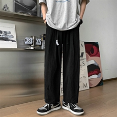 K503-P452025新款亚麻棉麻九分裤男士大码休闲裤港风直筒裤子，男装休闲裤，电商B280-1（原A049）