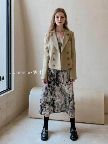 隽末2021秋季新款西装小外套S_L，女装西装，Jarmore隽末