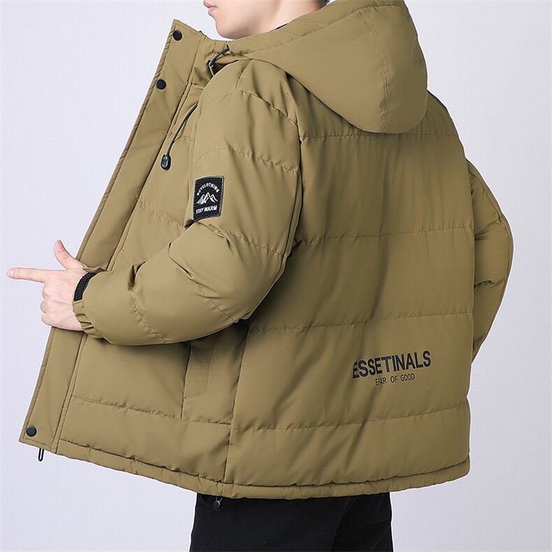 M9808-P88冬季新款连帽加厚宽松棉衣外套,男装棉衣,星座109-1