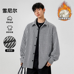 高克重雪尼尔复合450g鱼骨纹银狐绒夹克外套J5268J加绒-特P48控88图片