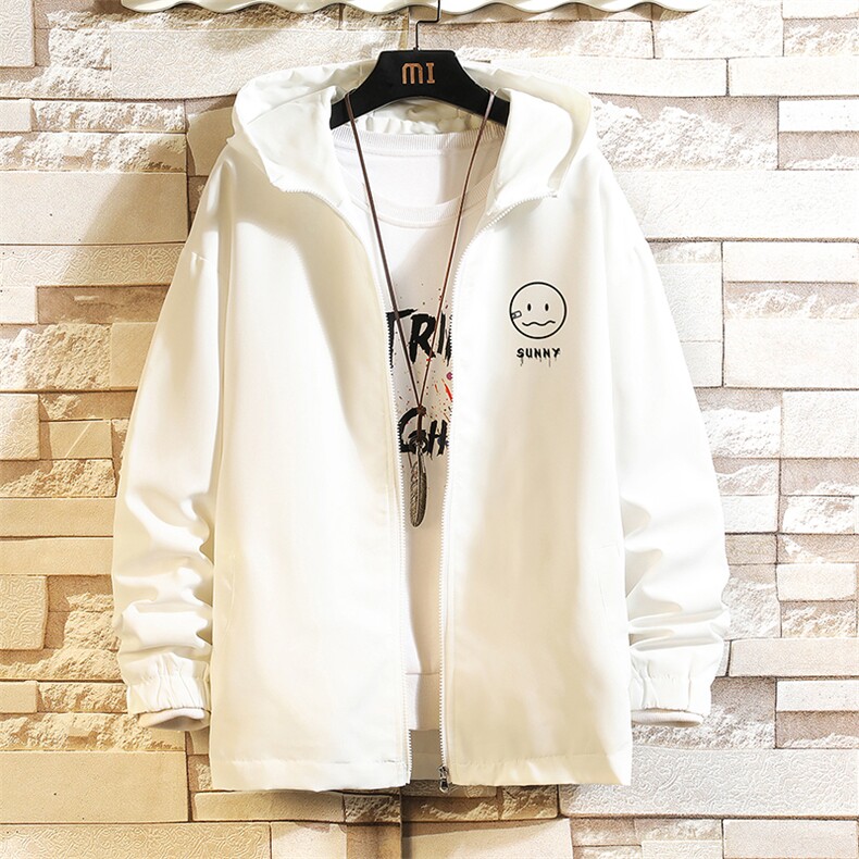 JK65072-P45连帽夹克男大码胖子棒球服上衣外套砖墙挂拍,男装夹克,电商A040A