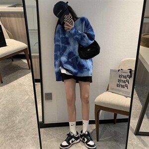 扎染毛衣图片