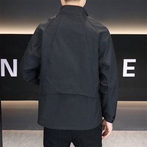 夹克男秋季立接高品质外套型男商务休闲百搭外套夹克N9751-P80图片