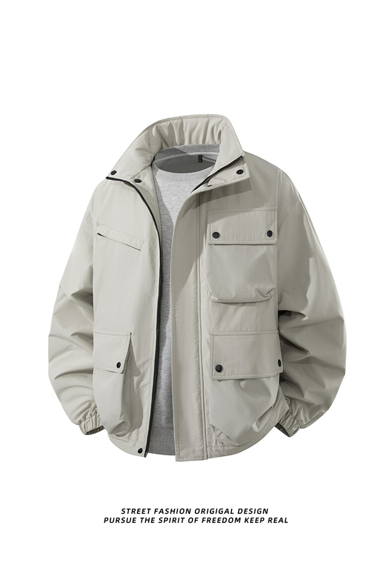 3D立体新款冬多口袋户外机能休闲棉衣外套A436-W990-P95138,男装棉衣,电商A436
