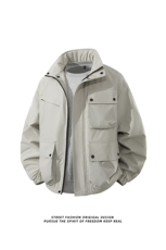 3D立体新款冬多口袋户外机能休闲棉衣外套A436-W990-P95138，男装棉衣，电商A436