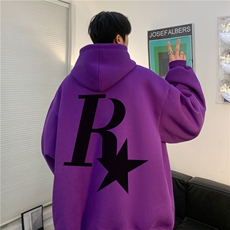 24卫衣男款春季新款R星ins港风潮流休闲外套JK23412特批p35-控58，女装短外套，星座605(原A050)