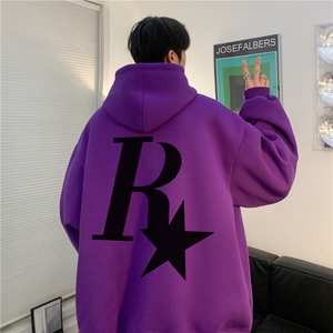 24卫衣男款春季新款R星ins港风潮流休闲外套JK23412特批p35-控58图片