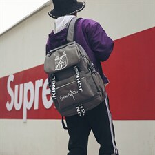 新款韩版时尚简约男女户外旅行字母印花双肩包学院风背包，鞋类箱包，星座510A-2