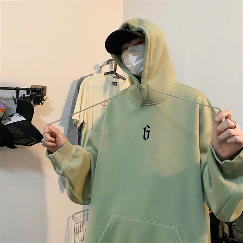 ！连帽圆领卫衣男装港风帽衫男LM84-P35,男装卫衣,电商B367