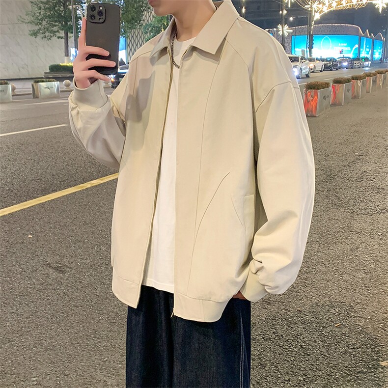 春季新款休闲夹克衫图片
